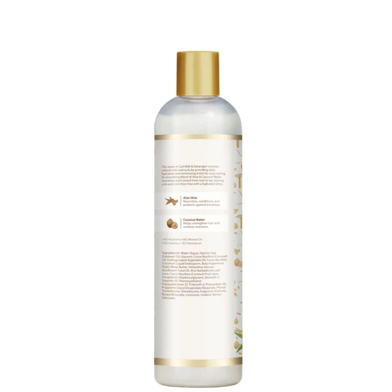 African Pride Moisture Miracle Aloe & Coconut Water Curl Milk & Detangler 354ml