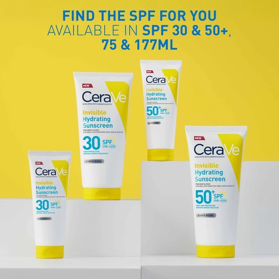 CeraVe Invisible Hydrating Sunscreen SPF 50+ 75ml
