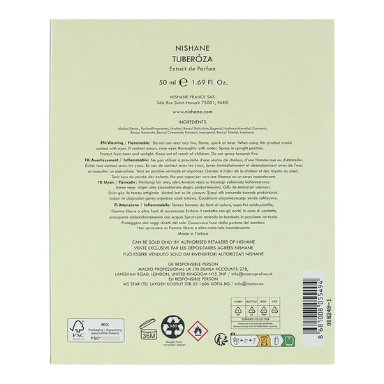 Nishane Tuberoza Extrait De Parfum 50ml