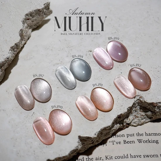 DGel Signature Magnetic Gel Autumn Muhly Collection Set (6 Colours)