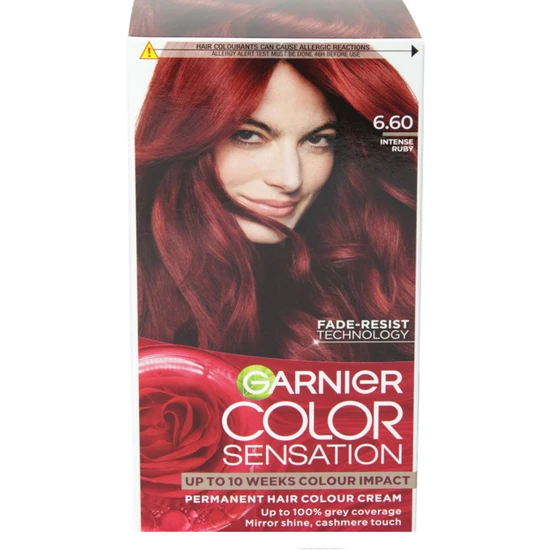 Garnier Colour Sensation Fade Resist Permanent Colour Cream 1.0 ultra onyx black