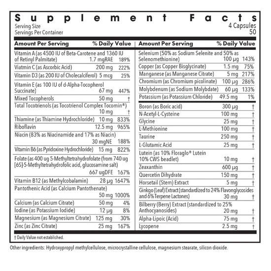 Allergy Research Group OcuDyne II Capsules 200 Capsules