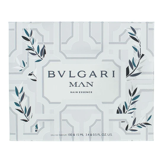 Bvlgari Man Rain Essence Gift Set 100ml Eau De Parfum + 15ml Eau De Parfum