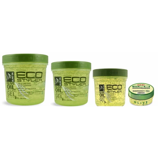 Eco Style Professional Styling Gel Olive Oil Max Hold Alcohol 2.36L