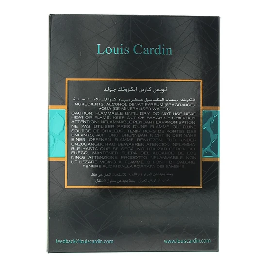 Louis Cardin Exotic Gold Eau De Parfum 100ml