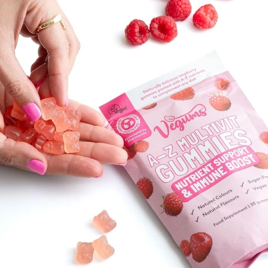 Vegums Sugar-Free A-Z Multivitamin Gummies 30 Gummies
