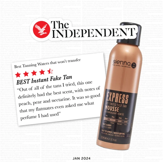 Sienna X Express Q10 Self Tan Tinted Mousse 200ml