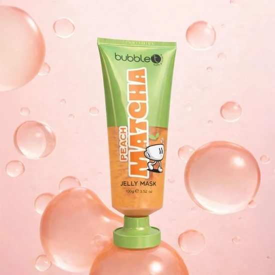 Bubble T Peach Matcha Jelly Mask 100g