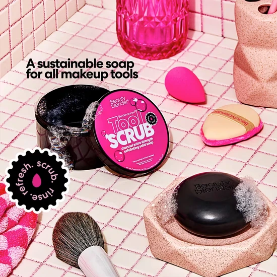 beautyblender Toolscrub Hand, Sponge & Brush Cleanser 150g