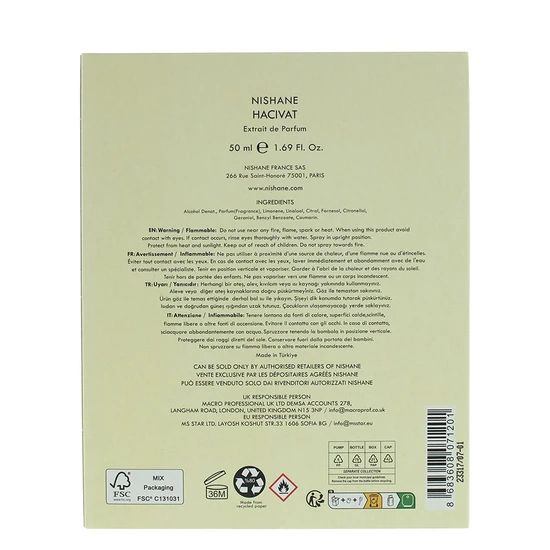 Nishane Hacivat Extrait De Parfum 50ml