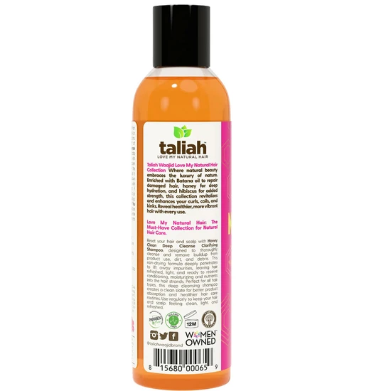 Taliah Waajid Love My Natural Hair Honey Clean Deep Cleanse Clarifying Shampoo 237ml