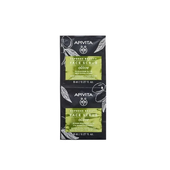 APIVITA Face Scrub Olive For Deep Exfoliation 2x8ml