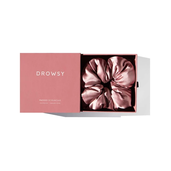Drowsy Damask Rose Padded Scrunchie x1