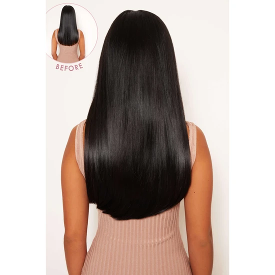LullaBellz Thick 18" Straight Clip In Hair Extensions 1 Piece