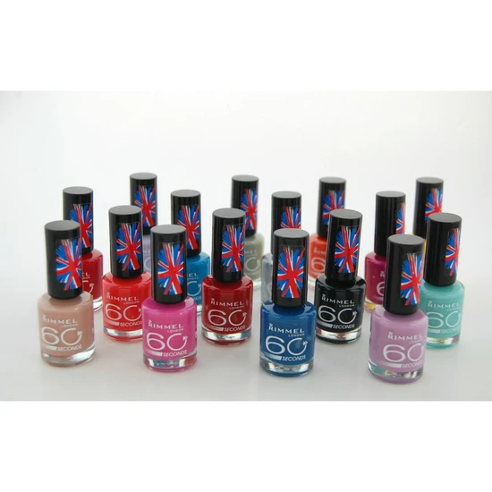 Rimmel 60 Second Rita Ora Super Shine Nail Polish Pack Of 15