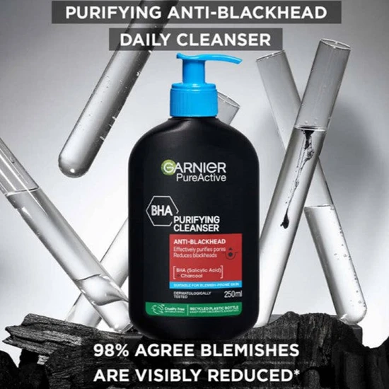 Garnier Pure Active BHA Purifying Cleanser 250ml