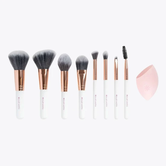 Brushworks Exclusive Makeup Brush & Sponge Set