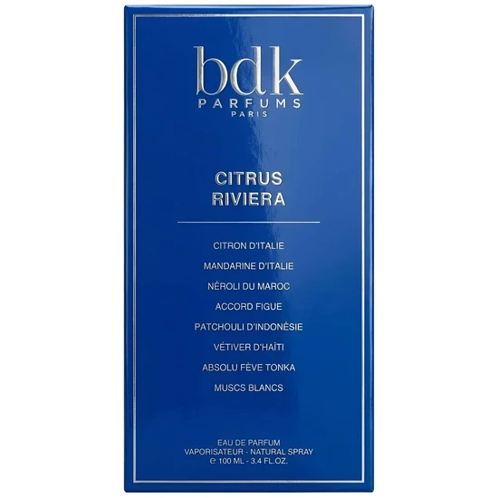 bdk Parfums Citrus Riviera Eau De Parfum 100ml