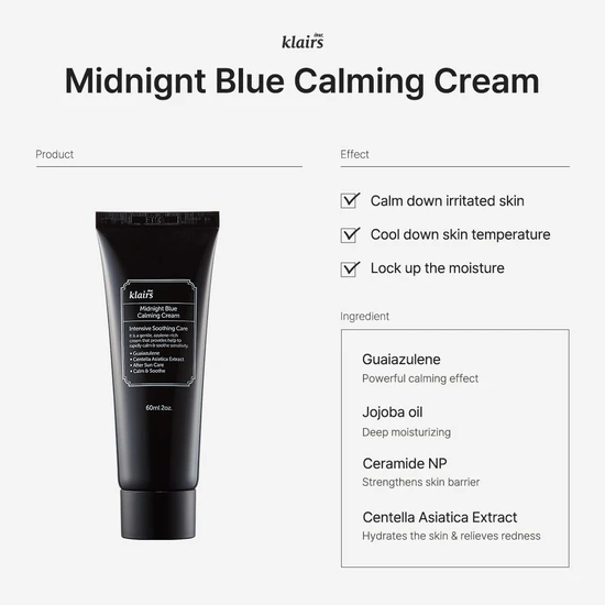 Dear Klairs Midnight Blue Calming Cream 30ml