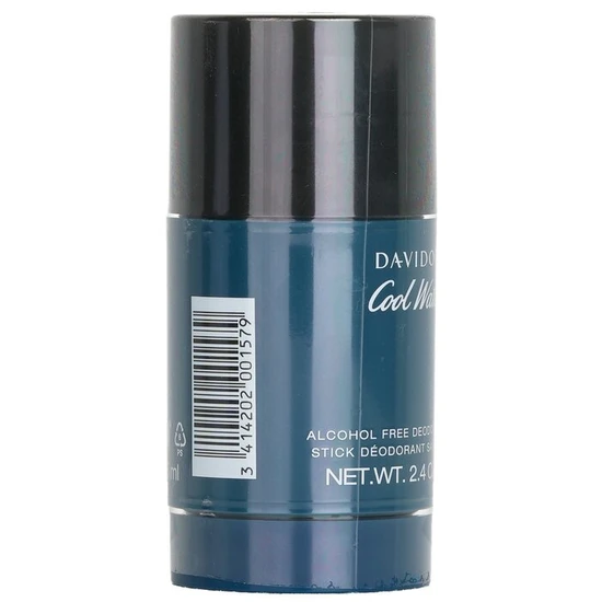 Davidoff Cool Water Alcohol Free Deodorant Stick 70g