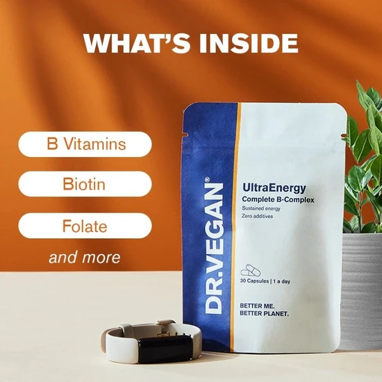 Dr Vegan Ultra Energy B Vitamin Complex 30 Capsules