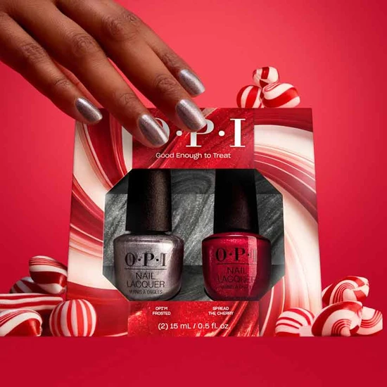 OPI Good Enough To Treat Nail Polish Duo Gift Set