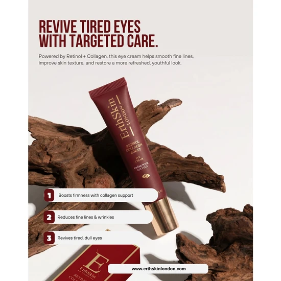 Erth Skin London Retinol Collagen Boost Eye Cream 20ml
