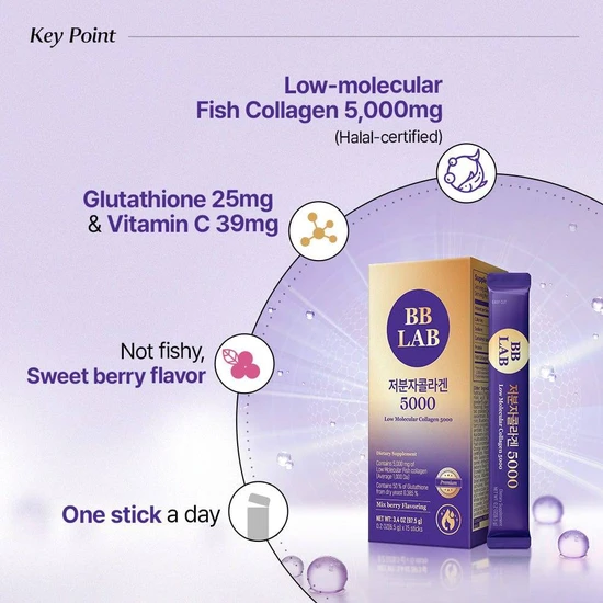 BB LAB Low Molecular Collagen 5000 Sticks 6.5g x 15