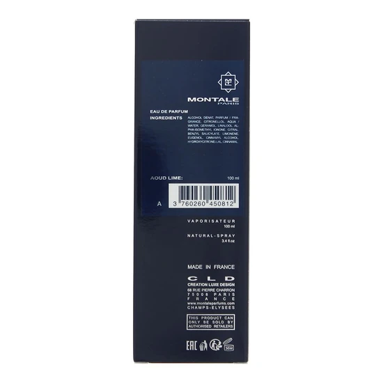 Montale Aoud Lime Eau De Parfum 100ml