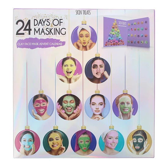 Skin Treats 24 Days Of Masking Advent Calendar 24 x Clay Face Mask