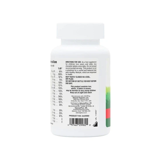 Nature's Plus Natures Plus Animal Parade Assorted Flavour Chewables 180 Chewables