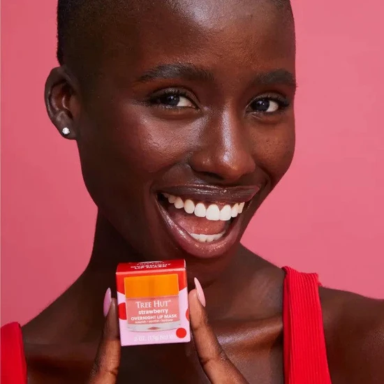 Tree Hut Strawberry Overnight Lip Mask 17g