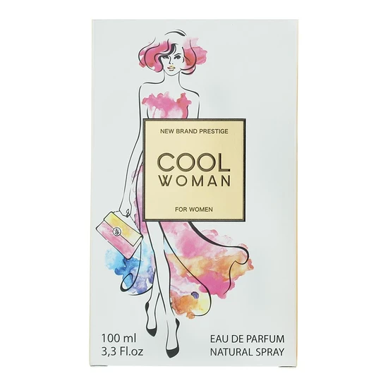 New Brand Prestige Cool Woman Eau De Parfum 100ml