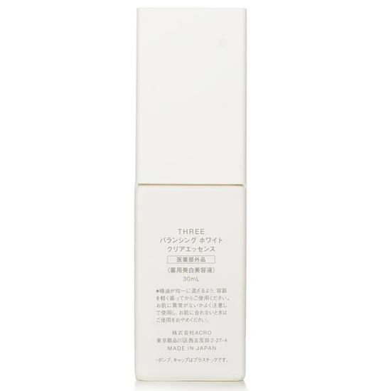 THREE Balancing White Clear Essence 30ml