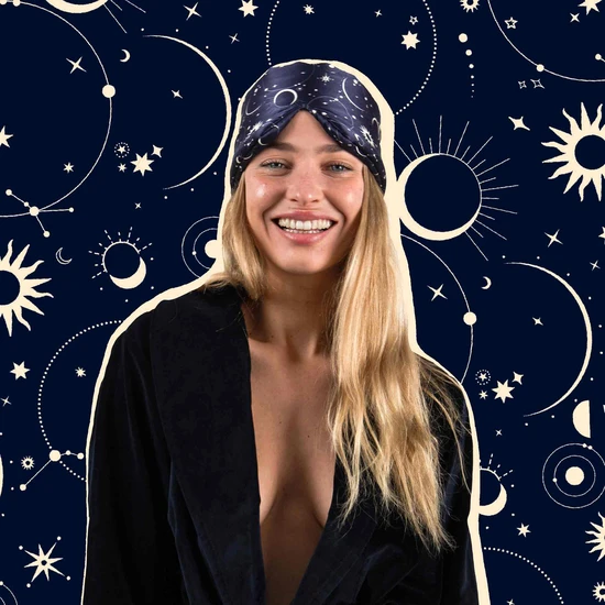 Drowsy Silk Sleep Mask Cosmic Energy