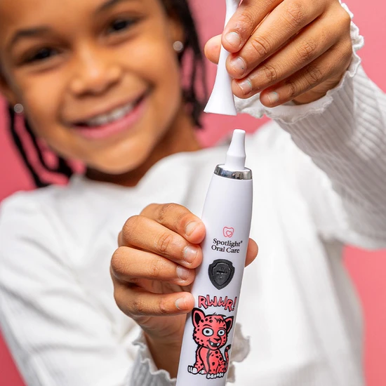 Spotlight Electric Toothbrush For Kids Cheetah