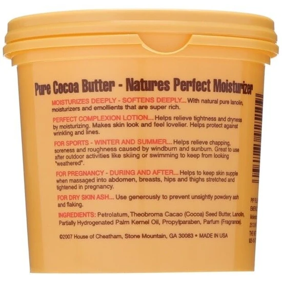 Red Fox Tub O'Butter Cocoa Moisturising Creme 298g