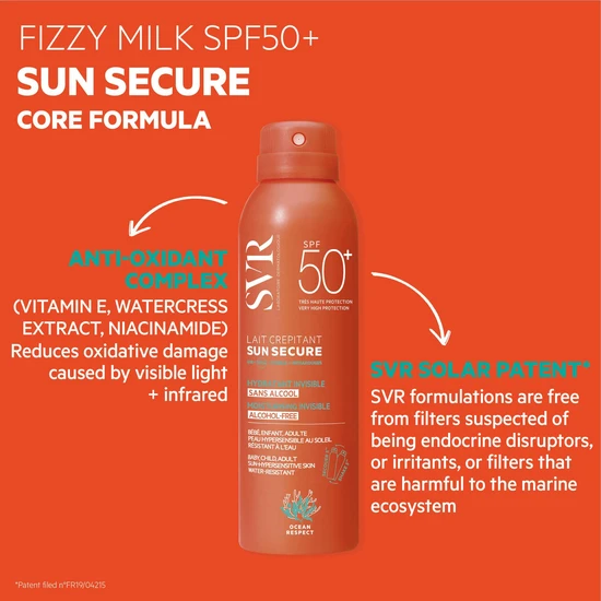 SVR Sun Secure Fizzy Milk SPF 50+ 200ml