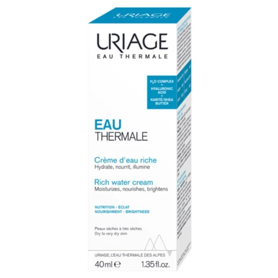 Uriage Eau Thermale Rich Water Cream 40ml