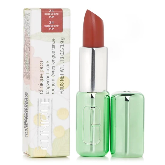 Clinique Pop Longwear Lipstick Satin 34 Cappuccino Pop