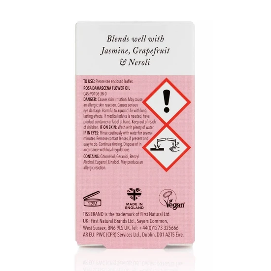 Tisserand Aromatherapy Rose Absolute Ethically Harvested Essential Oil 2ml