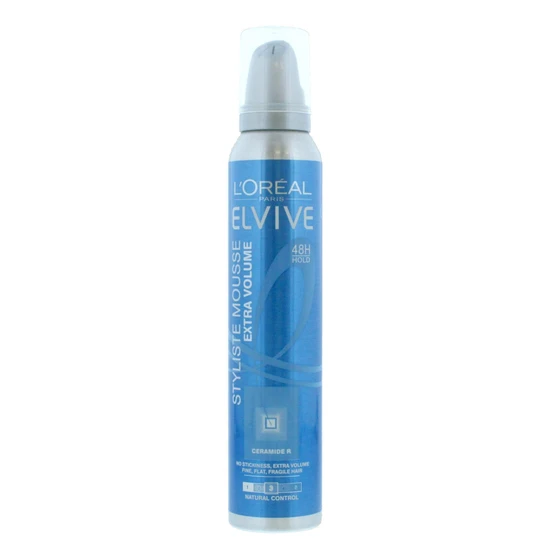 L'Oreal Elvive Styliste Extra Volume Styling Mousse 200ml / 4 Firm Control