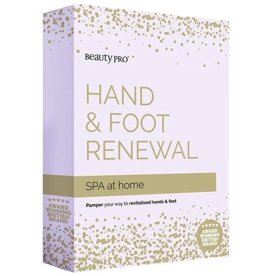 BeautyPro Spa At Home: Hand & Foot Renewal Set 1 Foot Therapy Mask, 1 Hand Therapy Mask & 1 Foot & Callus Peel Mask