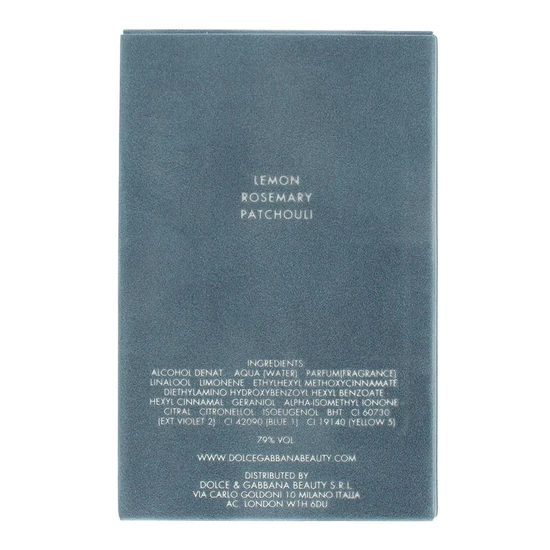 Dolce & Gabbana Homme Light Blue Eau De Toilette 125ml
