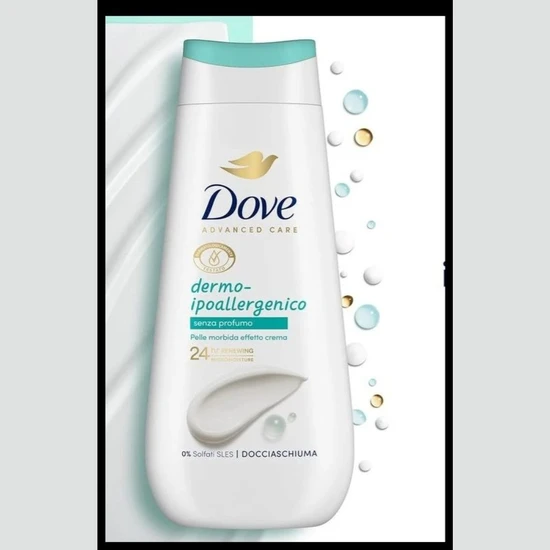Dove Dermo Ipoallergenico Shower Gel 225ml