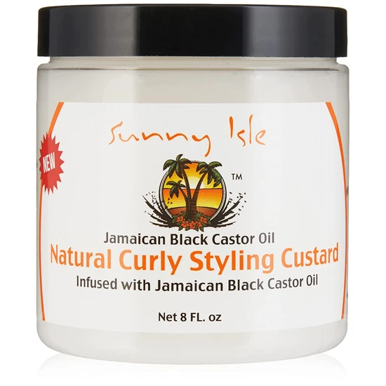 Sunny Isle Jamaican Black Castor Oil Natural Curly Styling Custard 8oz