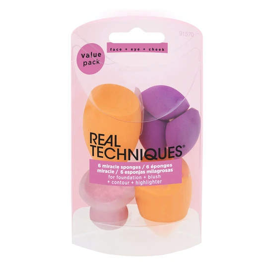 Real Techniques Miracle Complexion Sponge x 6