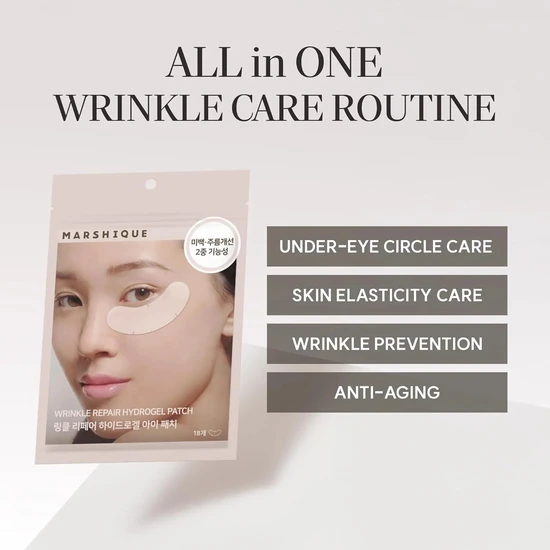 MARSHIQUE Wrinkle Repair Hydrogel Eye Patch x18