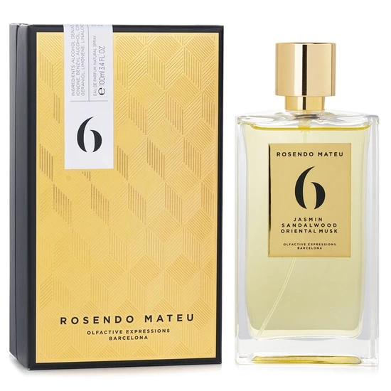 Rosendo Mateu No 6 Jasmin Sandalwood Oriental Musk Eau De Parfum 100ml