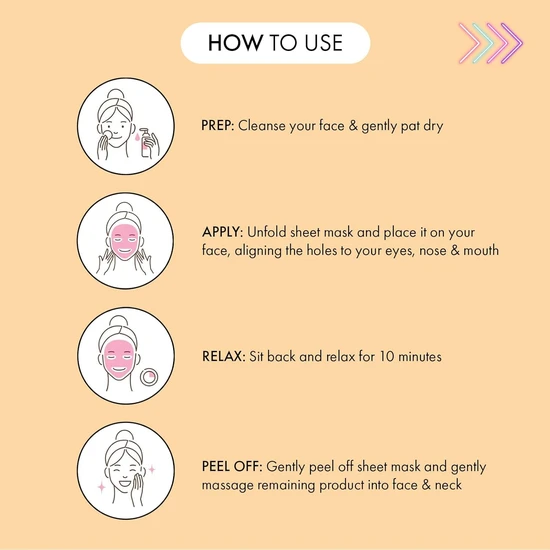 Montagne Jeunesse Nutriactive Vitamin C Sheet Mask Single